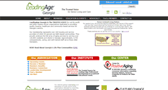 Desktop Screenshot of leadingagega.org