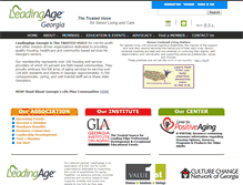 Tablet Screenshot of leadingagega.org